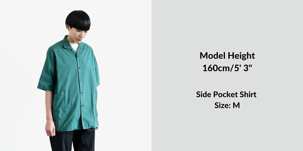 Side Pocket Shirt,Green, large image number 7