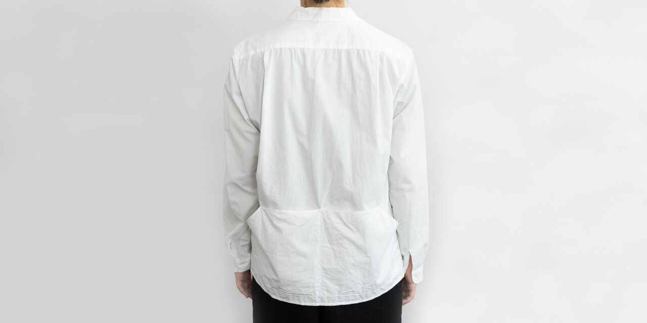 Back Pocket Shirt,White, large image number 3