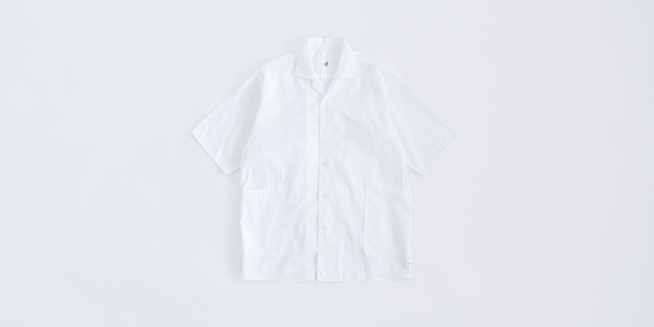 d207E SIDE POCKET SHIRT WHT L,White, large image number 0