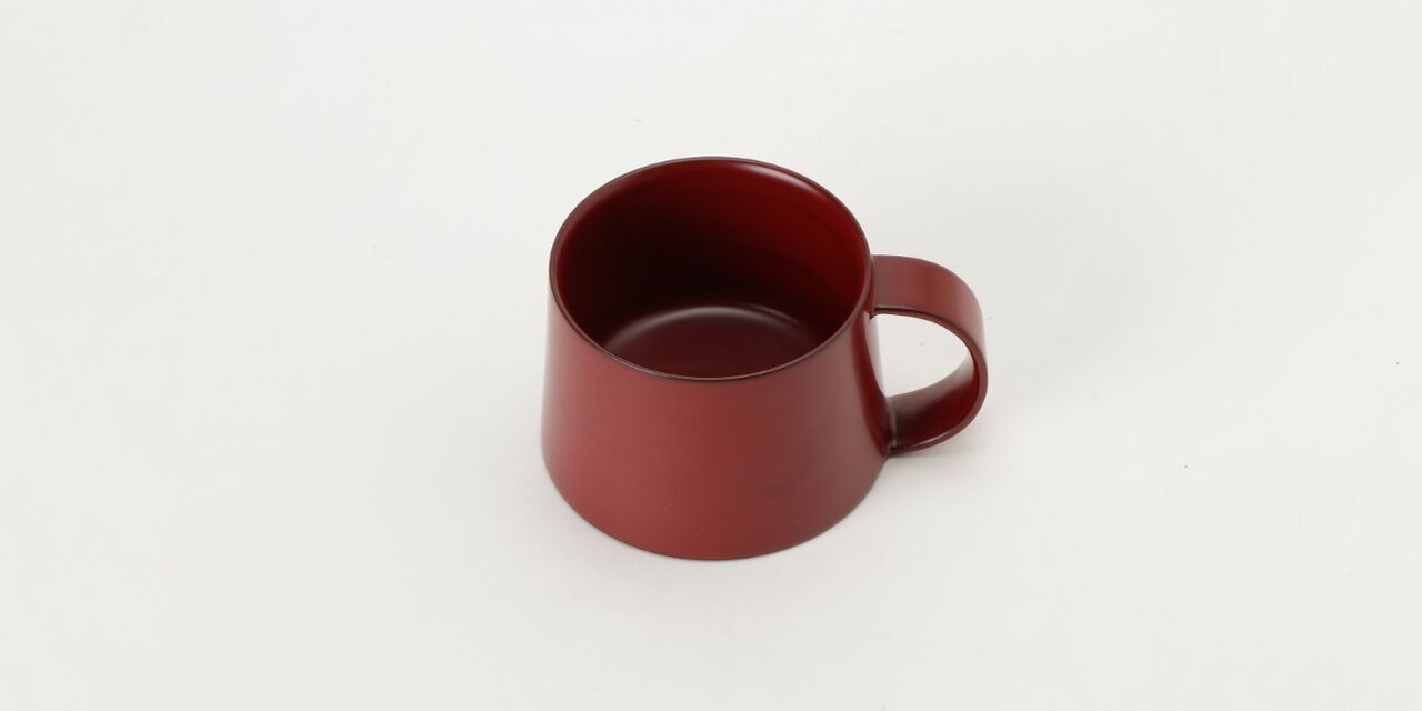 WAJIMA KIRIMOTO Urushi Coffee Cup Red,Red, large image number 1