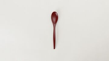 Urushi Spoon Vermillion Red,Red, small image number 0
