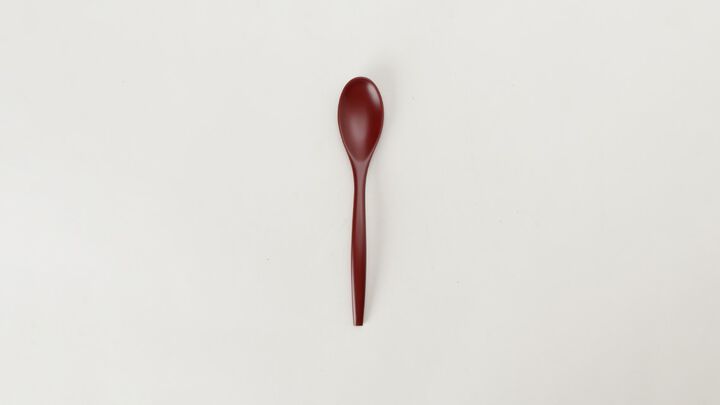 WAJIMA KIRIMOTO Urushi Spoon Vermillion Red