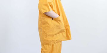 Side Pocket Shirt,Mustard, small image number 5