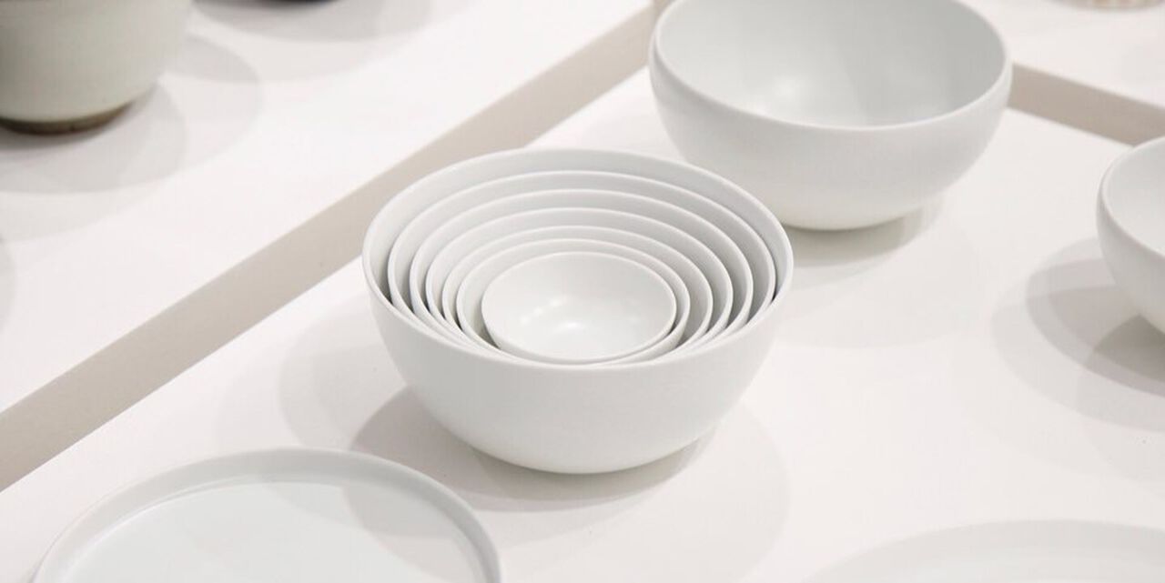 White Moon Bowl 17cm,, large image number 6