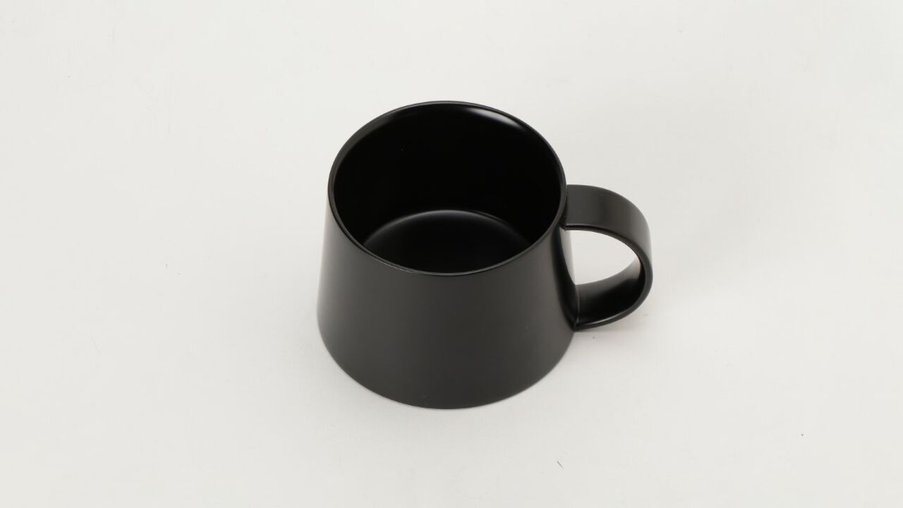 Urushi Coffee Cup Black,Black, large image number 1
