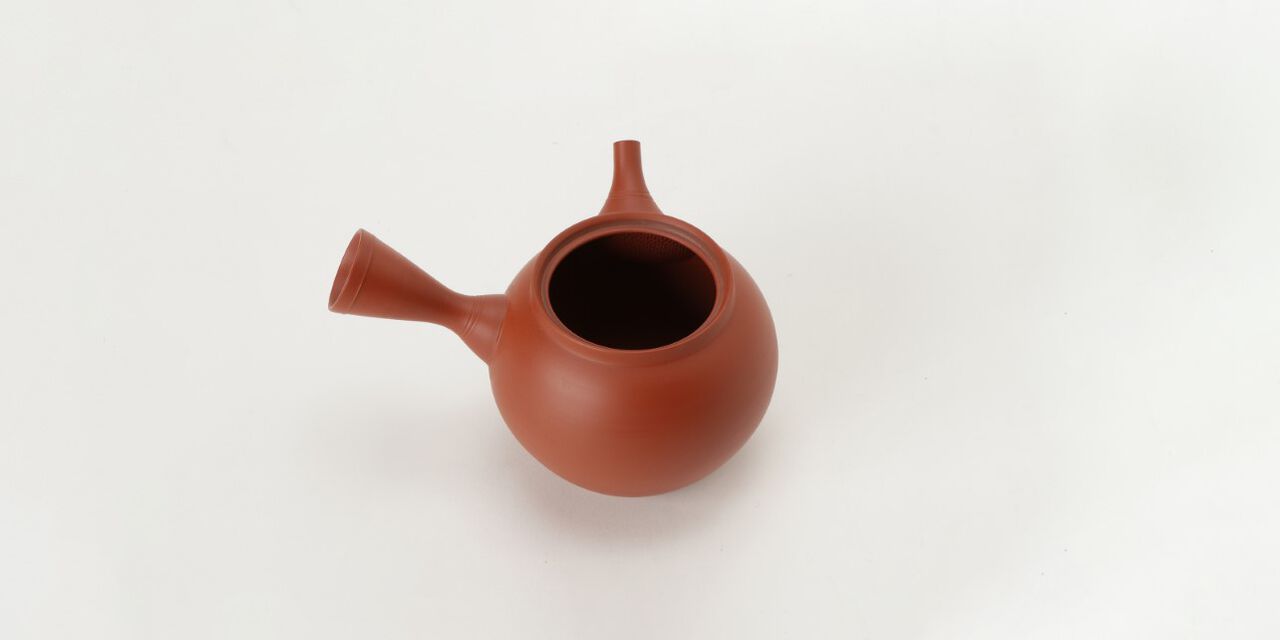 鲤江广日本茶壶,Red, large image number 3