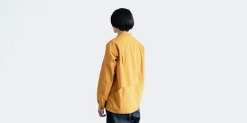 백 포켓 셔츠 머스타드 L,Mustard, small image number 4