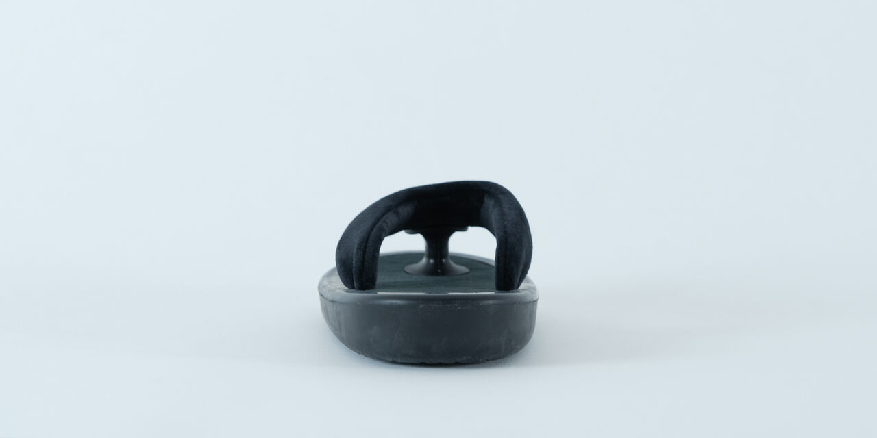 OJOJO 01 / Black Strap / Artificial Leather Insole,Black, large image number 4
