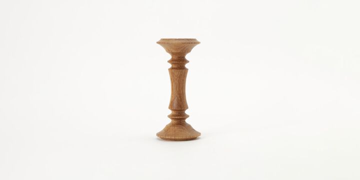 Wooden Flower Vase "Bobbin",, medium