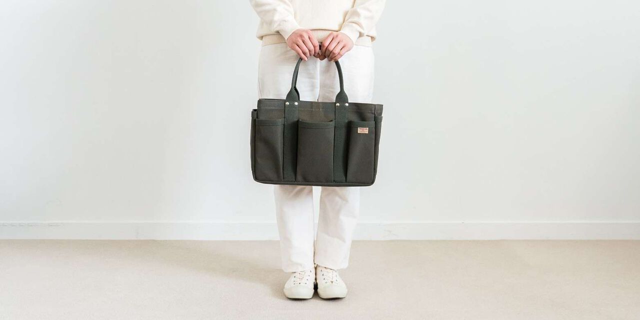 Heavy Canvas Tool Tote / Olive / S,Olive, large image number 3