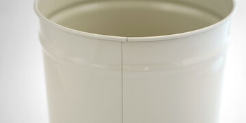 Tapered Waste Basket,Ivory, small image number 1