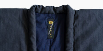 HANTEN, Japanese style short coat Soft denim,Soft Denim, small image number 3