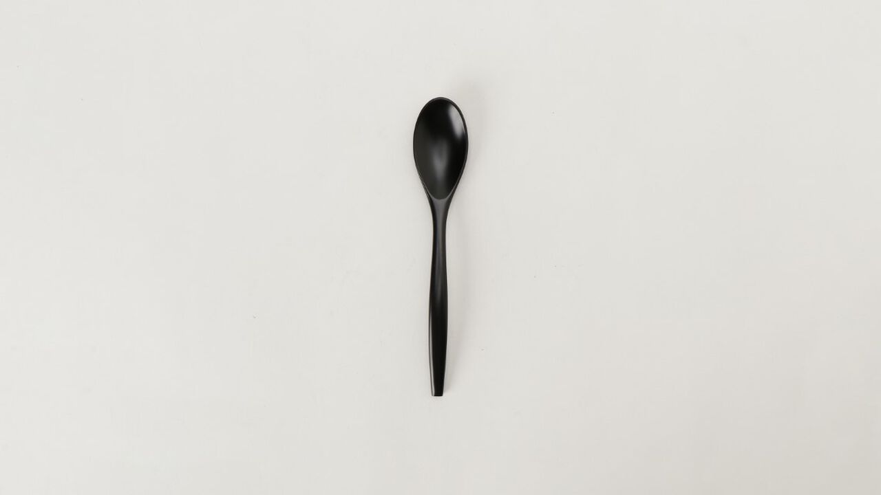 WAJIMA KIRIMOTO Urushi Spoon Black,Black, large image number 0