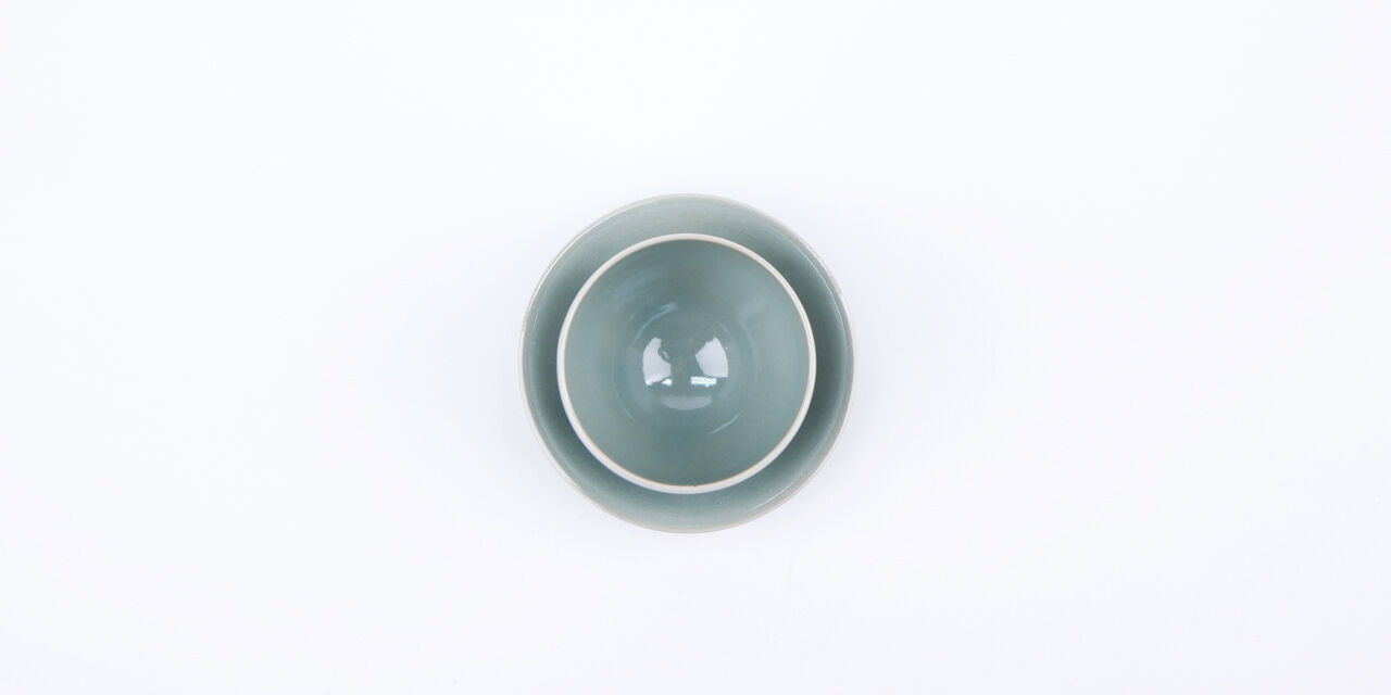 Celadon Teacup Set,, large image number 3