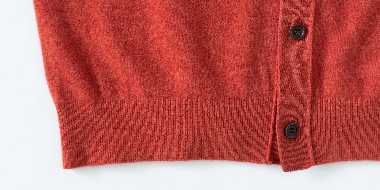 CREW NECK CARDIGAN 버밀리온 M,버밀리온, large image number 5