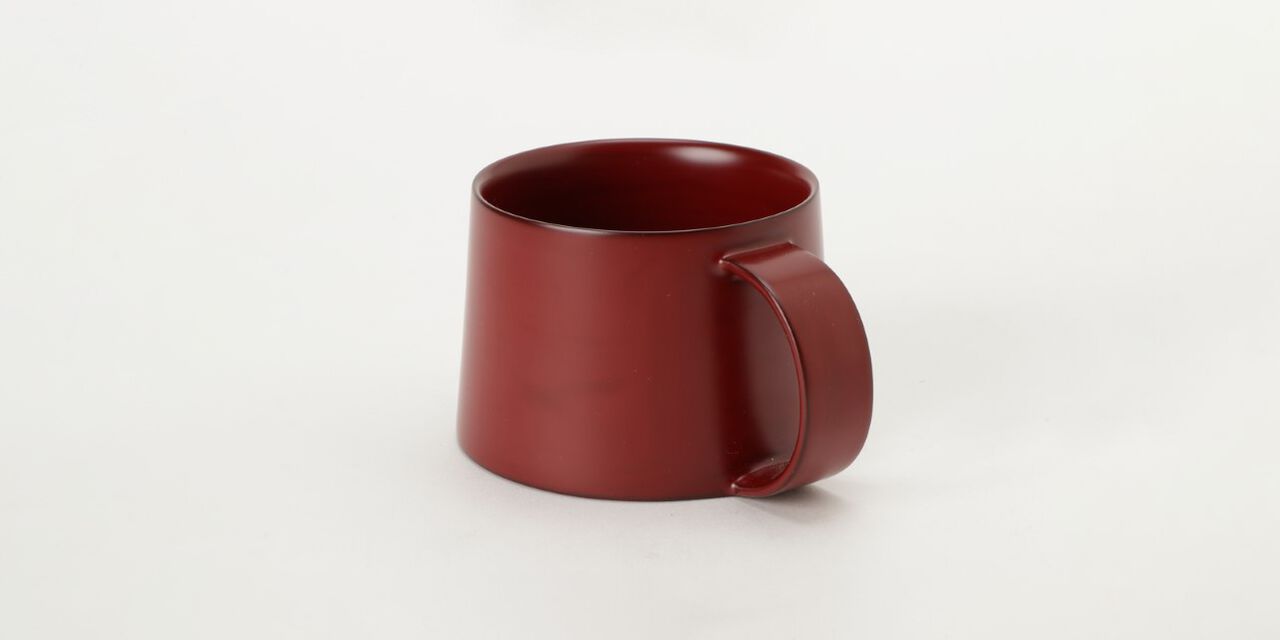 WAJIMA KIRIMOTO Urushi Coffee Cup Red,Red, large image number 2