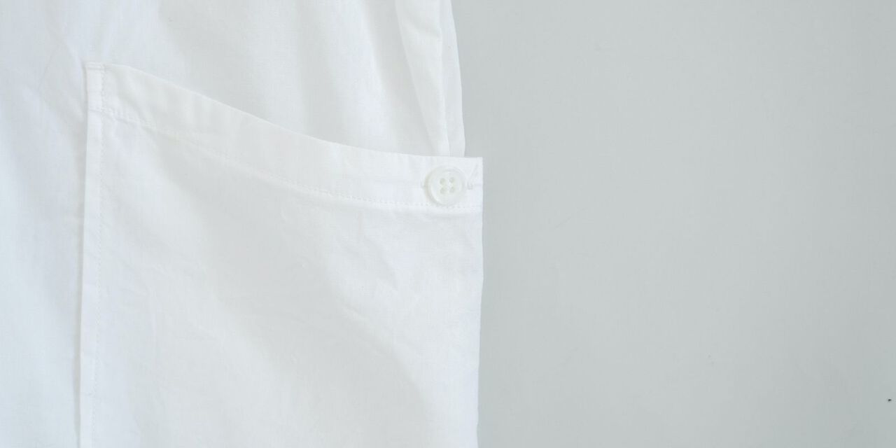 d207E SIDE POCKET SHIRT WHT L,White, large image number 3
