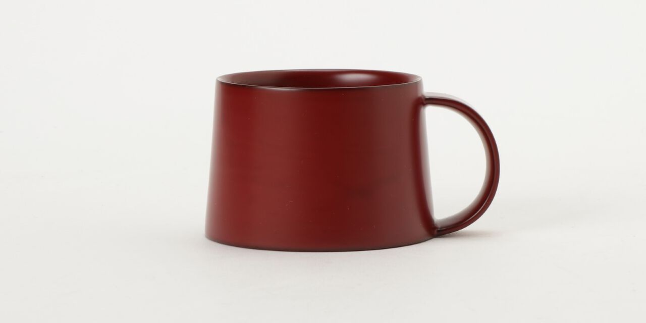 WAJIMA KIRIMOTO Urushi Coffee Cup Red,Red, large image number 0