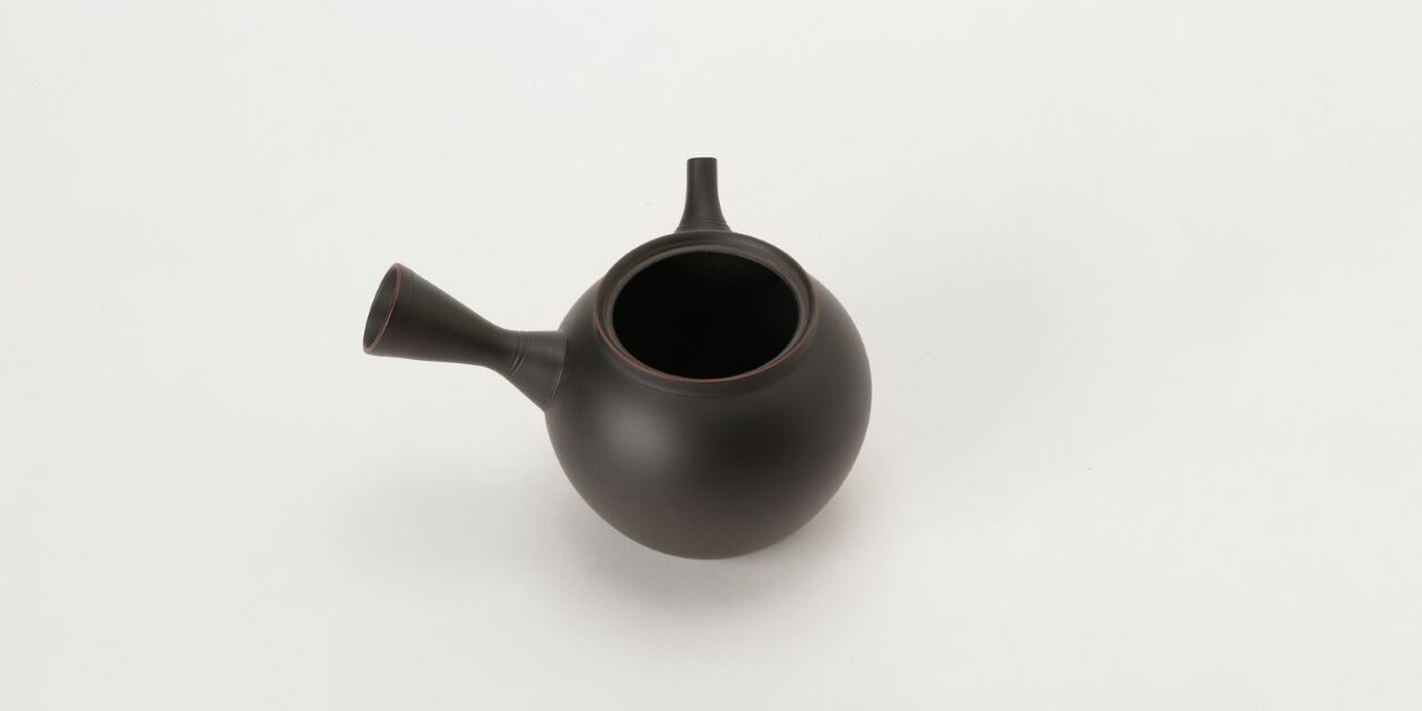 Japanese Tea Pot,Black, large image number 3