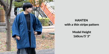 HANTEN, Japanese style short coat Traditional stripe,Traditional Stripe, small image number 8