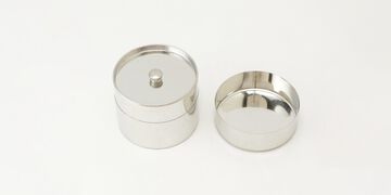 Round Tin Container L,, small image number 1
