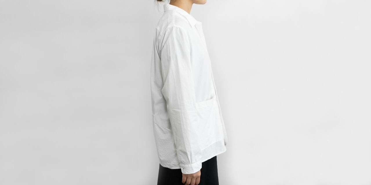 Back Pocket Shirt,White, large image number 2