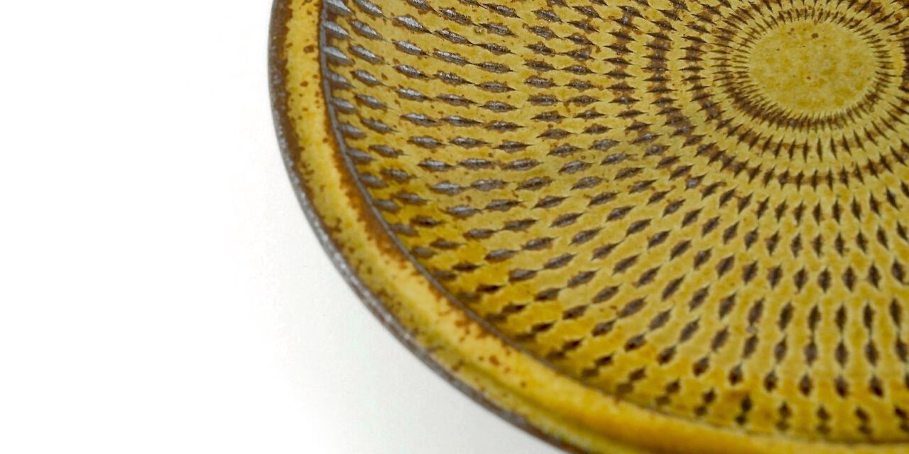 Ceramic Plate 6 Inch,Yellow, large image number 2