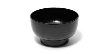 漆工房大岛 漆碗 黑色,Black, small image number 1