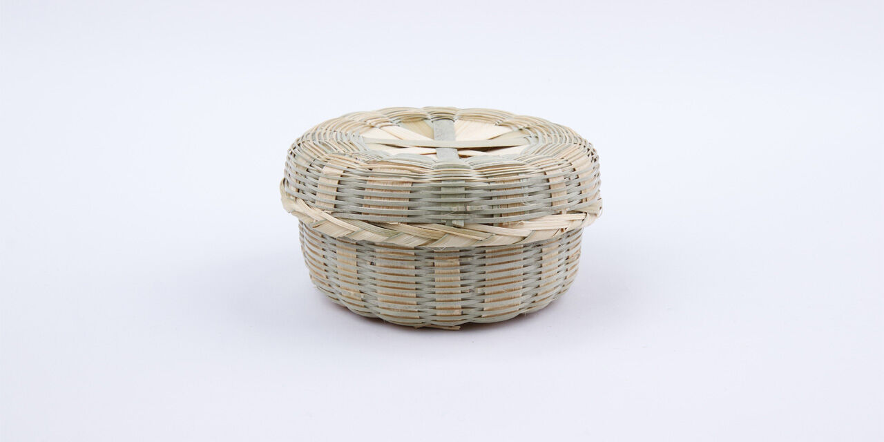 Bamboo Crafts Basket Round S,, large image number 0