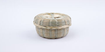 Bamboo Crafts Basket Round S,, small image number 0