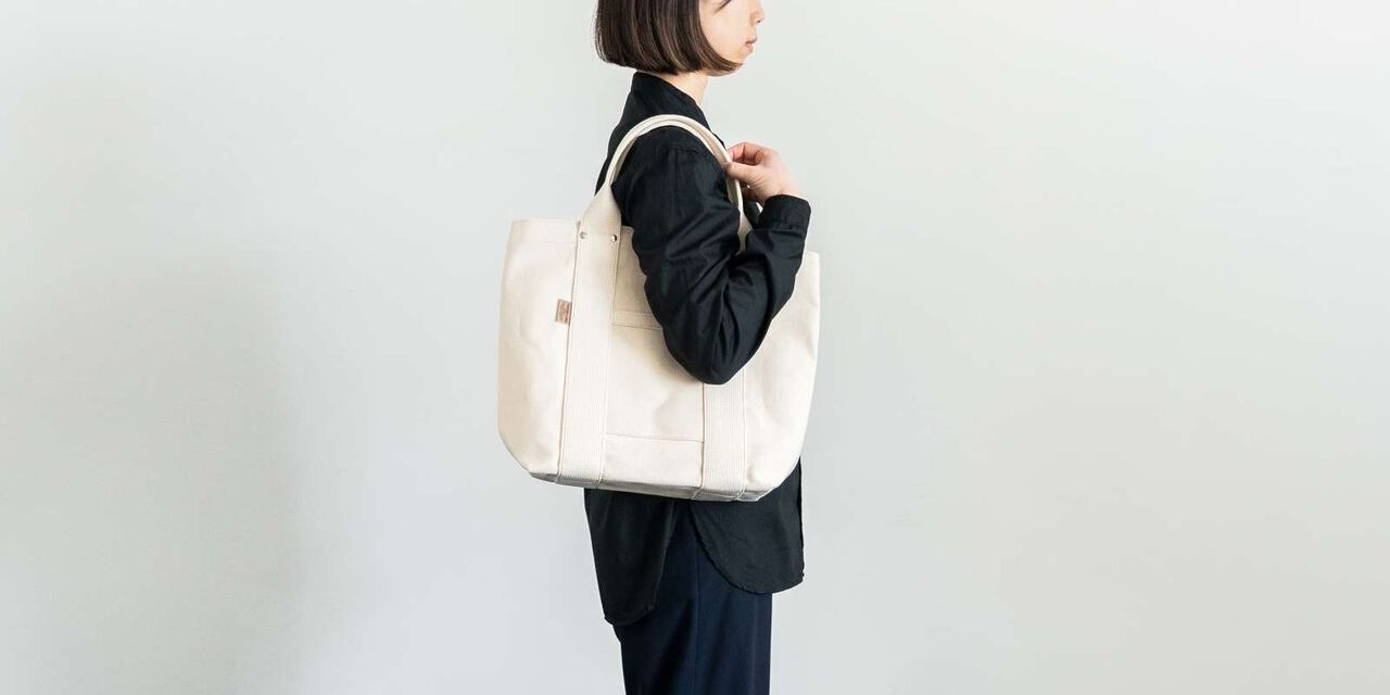 Heavy Canvas Tote / White / M,White, large image number 8
