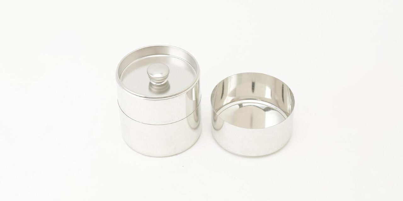 Round Tin Container SS,, large image number 1