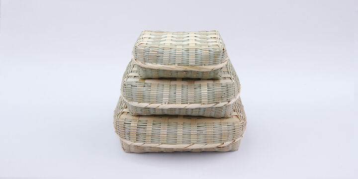 Bamboo Crafts Basket Square,, medium