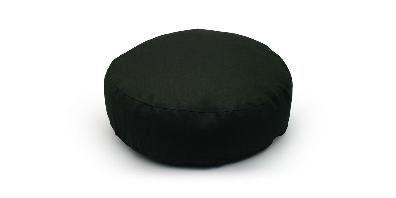 FIBER ART STUDIO 쿠션체어 라운드 블랙,Black, large image number 0