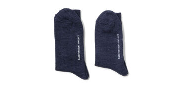 Recycled Cotton Socks,Indigo, small image number 2