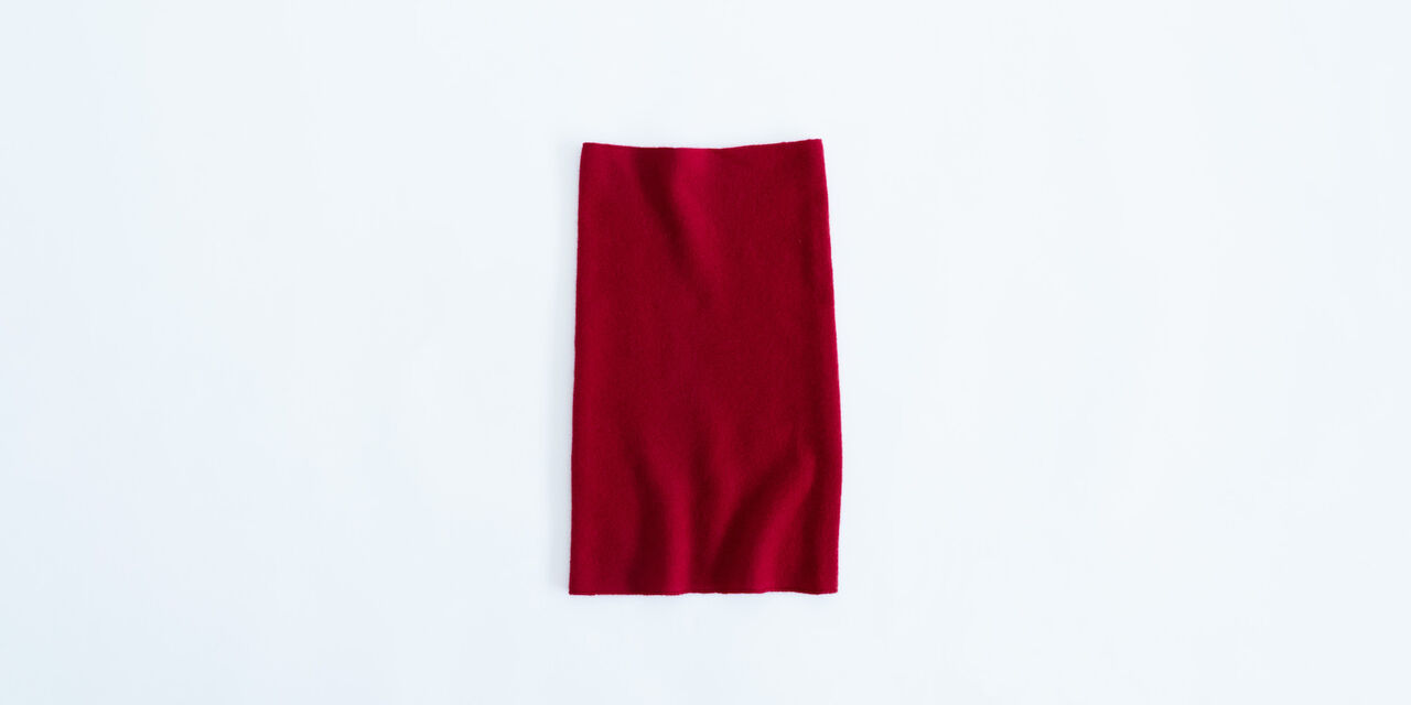 Wool Snood,Red, large image number 2