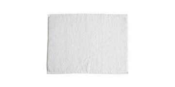 d room Organic Cotton Bath Mat,White, small image number 0