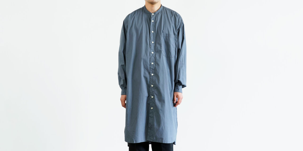 LONG SHIRT 그레이 S,Gray, large image number 0