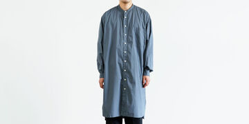 LONG SHIRT 그레이 S,Gray, small image number 0