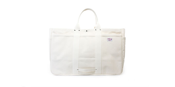 Heavy Canvas Tool Tote / White / XL,White, medium