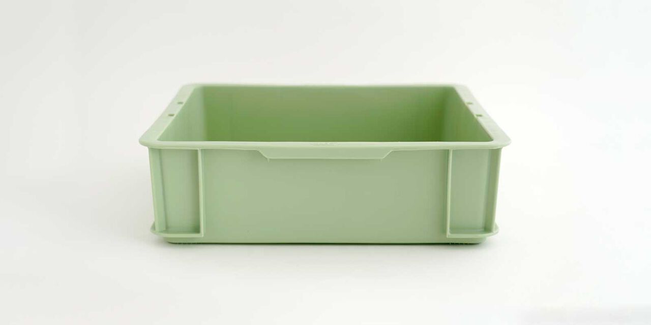 Plastic container Sanbox 340*100,Light green, large image number 0