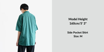 Side Pocket Shirt,Green, small image number 8
