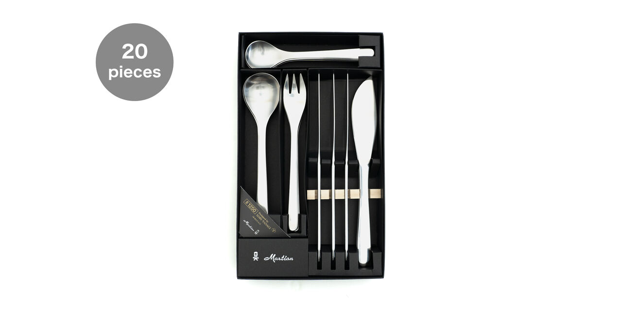 Sori Yanagi 20-Piece Cutlery and Dessert Set,, large image number 0