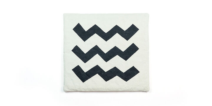 Washi Square Chair Cushion White,, medium