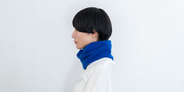 WOOL SNOOD 블루,Blue, small image number 2
