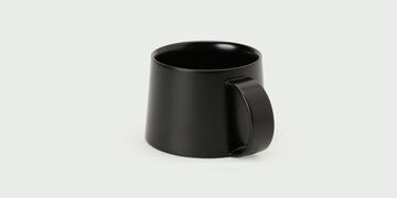 WAJIMA KIRIMOTO 漆咖啡杯 黑色,Black, small image number 2