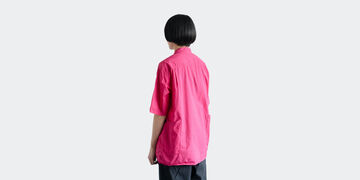 사이드 포켓 셔츠 (염축가공) 핑크 XL,Pink, small image number 3