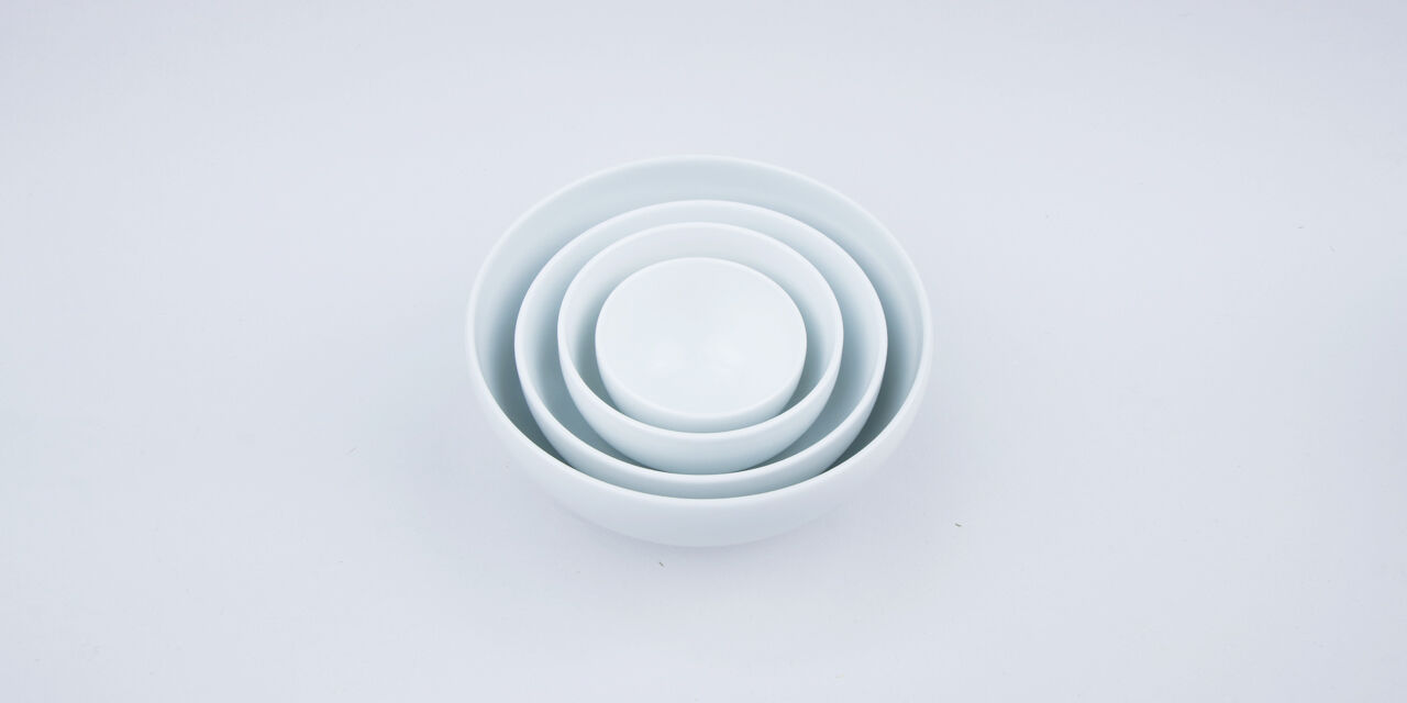 White Moon Bowl 14cm,, large image number 9