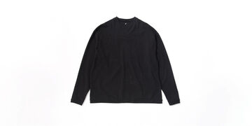 CREW NECK T SHIRT 블랙 XL,Black, small image number 0