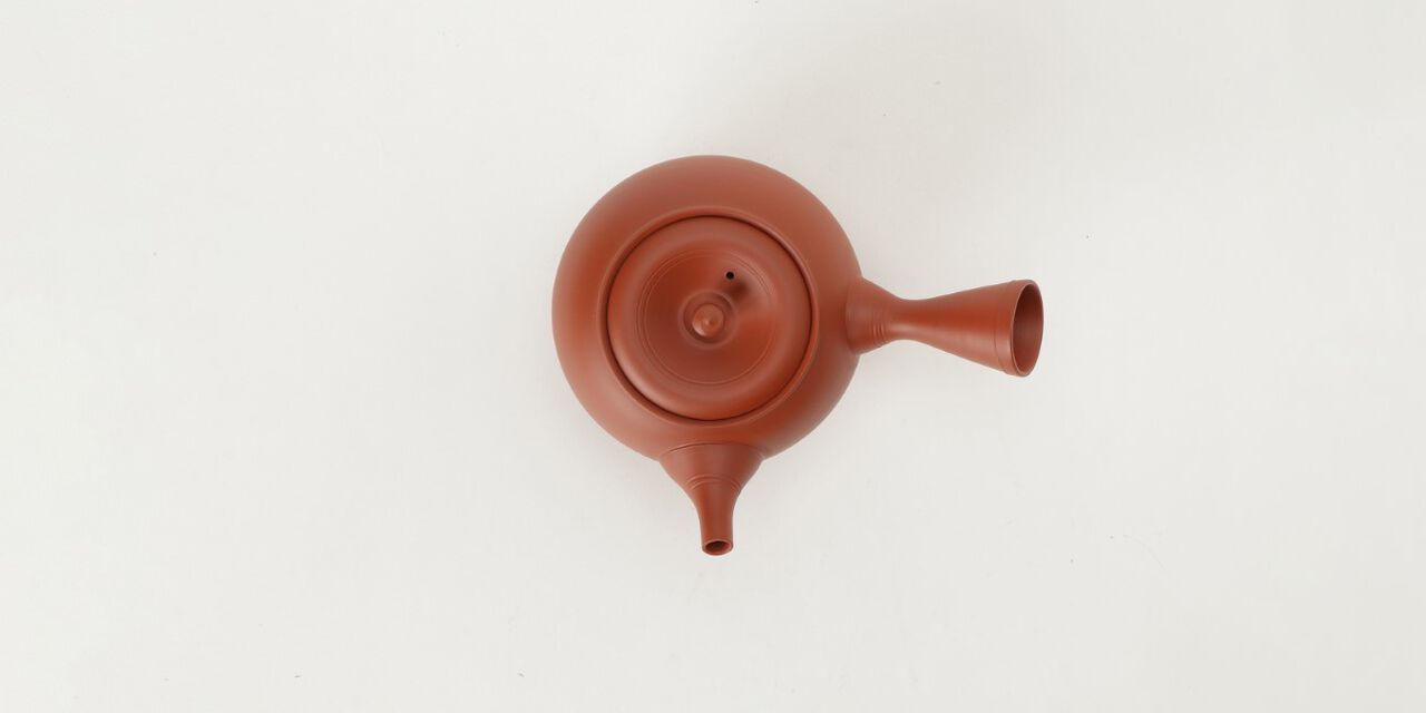 Japanese Tea Pot,Red, large image number 2
